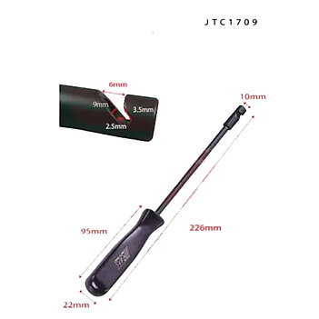Инструмент для стяжных пружин тормозных колодок JTC 226 мм (1709 JTC)