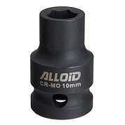 Головка торцева 6-гранна ударна Alloid Cr-Mo 1/2" 10 мм (GU-50110)