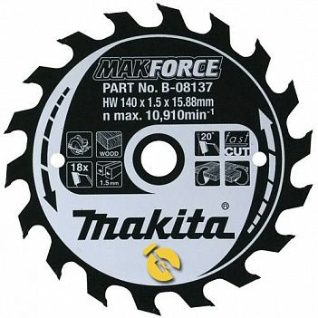 Диск пиляльний по дереву Makita MAKForce 355х30,0 мм (B-08545) Диск пиляльний по дереву Makita MAKForce 355х30,0 мм (B-08545)