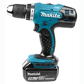 Аккумуляторная дрель-шуруповерт Makita (DDF453RFE)