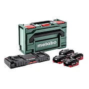 Аккумулятор Li-Ion Metabo 18,0В LIHD 10AH 4 шт + зарядное устройство ASC 145 DUO (685143000)