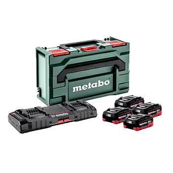 Акумулятор Li-Ion Metabo 18,0В LIHD 10AH 4 шт + зарядний пристрій ASC 145 DUO (685143000)