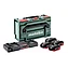 Аккумулятор Li-Ion Metabo 18,0В LIHD 10AH 4 шт + зарядное устройство ASC 145 DUO (685143000)