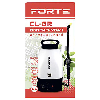 Опрыскиватель аккумуляторный Forte CL-6R 6,0 л (141012)