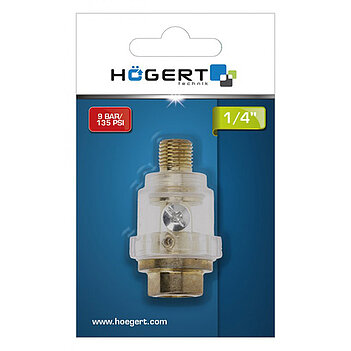Минимасленка для пневмоинструмента Hoegert 1/4" (HT4R876)