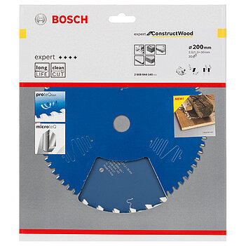 Диск пильный по дереву Bosch Expert for Construct Wood 200x30х1,3мм (2608644140)