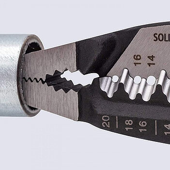 Плоскогубці KNIPEX 6в1 200 мм зі знімачами ізоляції (13 71 8)