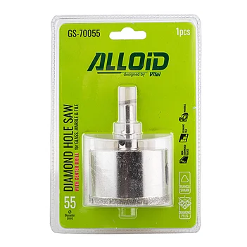 Коронка по кераміці Alloid 55 мм (GS-70055)