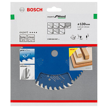 Диск пильный по дереву Bosch Expert for Wood 130x20х1,6мм (2608644007)