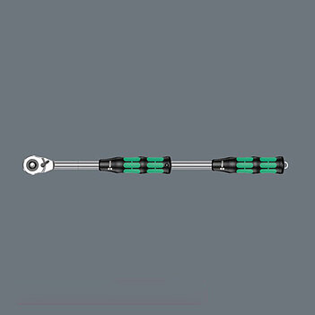 Тріскачка з бітотримачем WERA Zyklop Hybrid 1/2" 72 зубці з подовжувачем (05004095001)