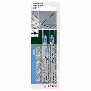 Полотно пильное по металлу Bosch Basic for Metal HSS T118 A 91мм 2шт (2609256729)
