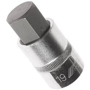 Головка торцевая с битой Hex JTC 1/2" 19мм (45619 JTC)