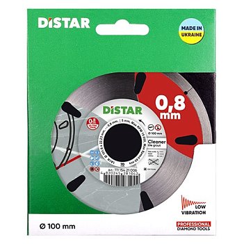 Диск алмазный сплошной Distar 1A1R 100x22,23x0,8мм (11115421006)