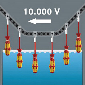 Отвертка крестовая диэлектрическая WERA 162 i PH4 x 200 мм VDE 1000V (05006158001)