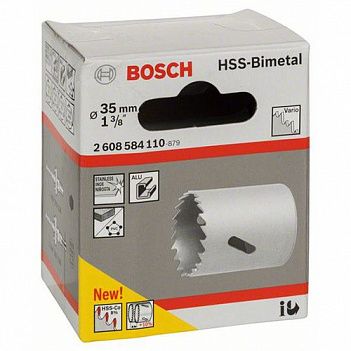 Коронка по металлу и дереву Bosch HSS-Bimetal 35 мм (2608584110)