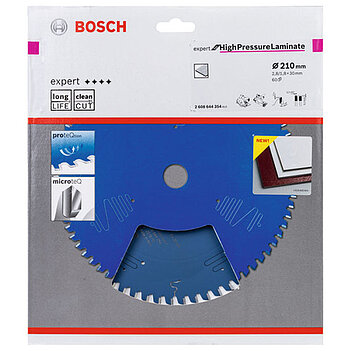 Диск пильный по ламинату Bosch Expert for High Pressure Laminate 210х1,8x30мм (2608644354)