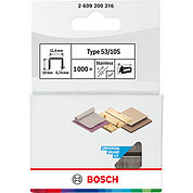 Скобы для степлера Bosch тип 53 10 мм 1000 шт (2609200216)