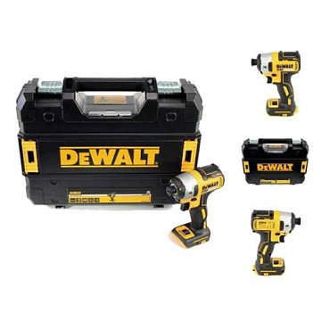 Аккумуляторный ударный шуруповерт DeWalt (DCF887NT+DCB183)