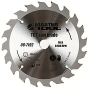 Диск пильный по дереву MASTERTOOL 185х1,3х20,00 мм + адаптер 20-16 мм (08-7192)