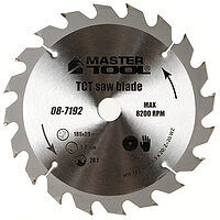 Диск пиляльний по дереву MASTERTOOL 185х1,3х20,00 мм + адаптер 20-16 мм (08-7192)