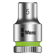 Головка торцевая 6-гранная WERA Zyklop 8790 HMA Cr-V 1/4" 5 мм (05003503001)