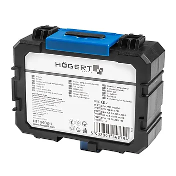 Набір біт Hoegert S2 1/4" 33 шт. (HT1S402-1)