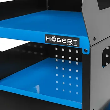 Ящик-тележка для инструментов Hoegert диагностический (HT7G575)