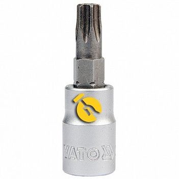 Головка торцевая с битой Torx Yato 1/4" T40 (YT-7666)