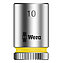 Головка торцевая 6-гранная WERA Zyklop 8790 HMA Cr-V 1/4" 10 мм (05003509001)