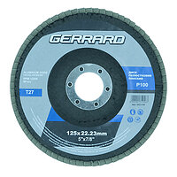 Круг пелюстковий шліфувальний Gerrard 125мм х P100 (131956)