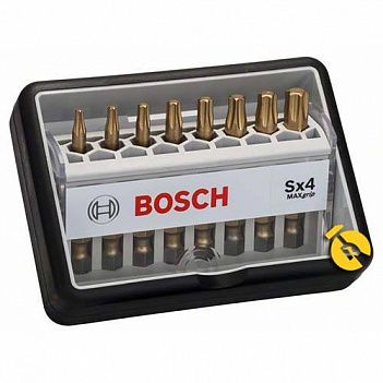 Набор бит BOSCH Robust Line Max Grip 1/4" 8 ед. (2607002573)