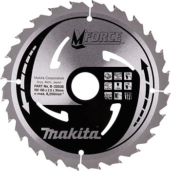 Диск пильный по дереву Makita 185x30x1,2мм (B-32035)