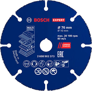 Диск алмазний сегментований Bosch EXPERT Multi Material 76х1,0х10,00мм 1шт (2608902373)