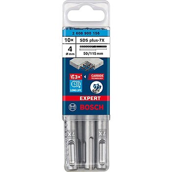 Бур по бетону Bosch EXPERT SDS-Plus-7Х 4x50x115 мм 10 шт. (2608900156)