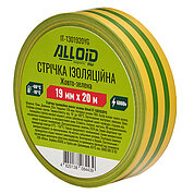 Стрічка ізоляційна Alloid 20м х 19мм 1шт (IT-1301920YG)