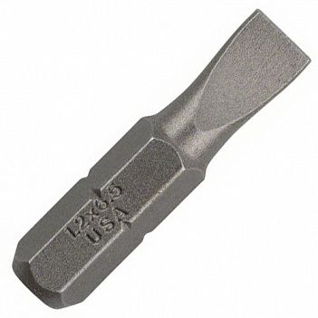 Бита Slotted Bosch 1/4" SL6,5 2шт (2609255911)