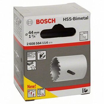 Коронка по металлу и дереву Bosch HSS-Bimetal 44 мм (2608584114)