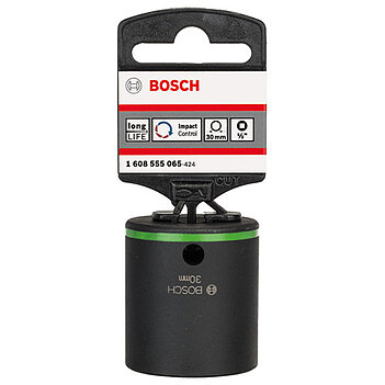 Головка торцевая 6-гранная ударная Bosch 1/2" 30 мм (1608555065)