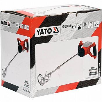 Дриль-міксер акумуляторний Yato (YT-82881) - без акумулятора та зарядного пристрою