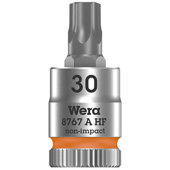 Головка торцева з бітою Torx WERA Zyklop 8767 A HF Cr-V 1/4" TX30 з фіксувальною функцією (05003369001)