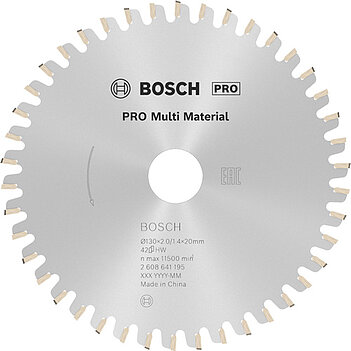 Диск пильный универсальный Bosch Multi Material 130х20 мм (2608641195)