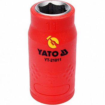 Головка торцевая 6-гранная Yato 3/8" 11 мм (YT-21011)