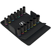 Набор головок 6-гранных ударных удлиненных WERA 8790 B Impaktor Deep Set 1 3/8" 11 шт. (05005580001)