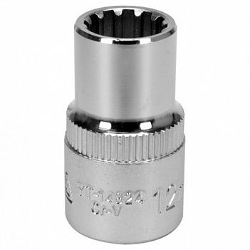 Головка торцевая Spline Yato 1/2" 12мм (YT-14824)