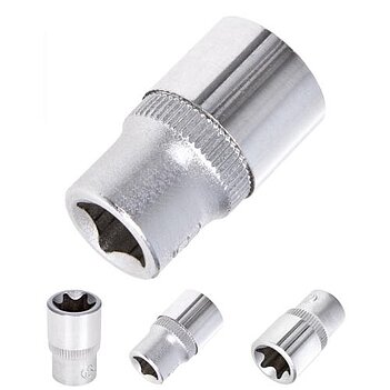 Головка торцева Star HANS 1/4" E11 (2410Е11)