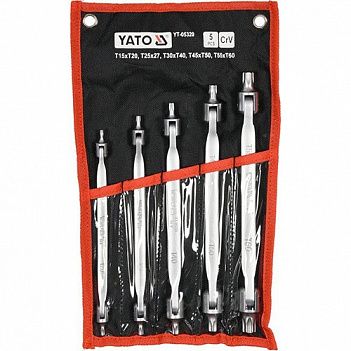 Набір ключів Torx з шарніром Yato 5 шт (YT-05320)