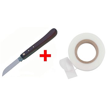 Нож прививочный Tina + лента прививочная (KIT_5)