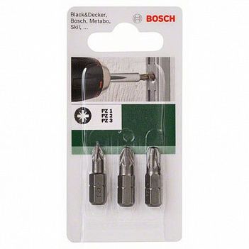 Набор бит Bosch 1/4" 3ед. (2609255967)
