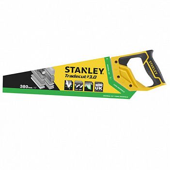 Ножовка по дереву универсальная Stanley "Tradecut" 380мм (STHT20348-1)