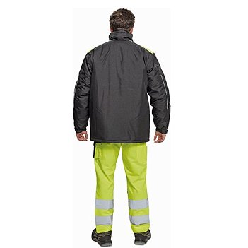 Куртка утеплена CERVA MAX VIVO чорний/жовтий розмір XL (Max-Vivo-JCT-BLAYEL-XL)